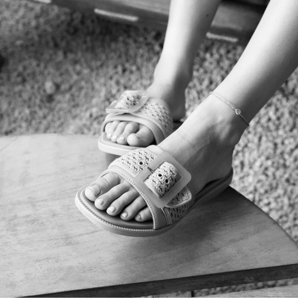 Reef Sunny Emma Woven Sandals, Pale Mauve Textile, NWT, Women’s Size 9 - Picture 8 of 11